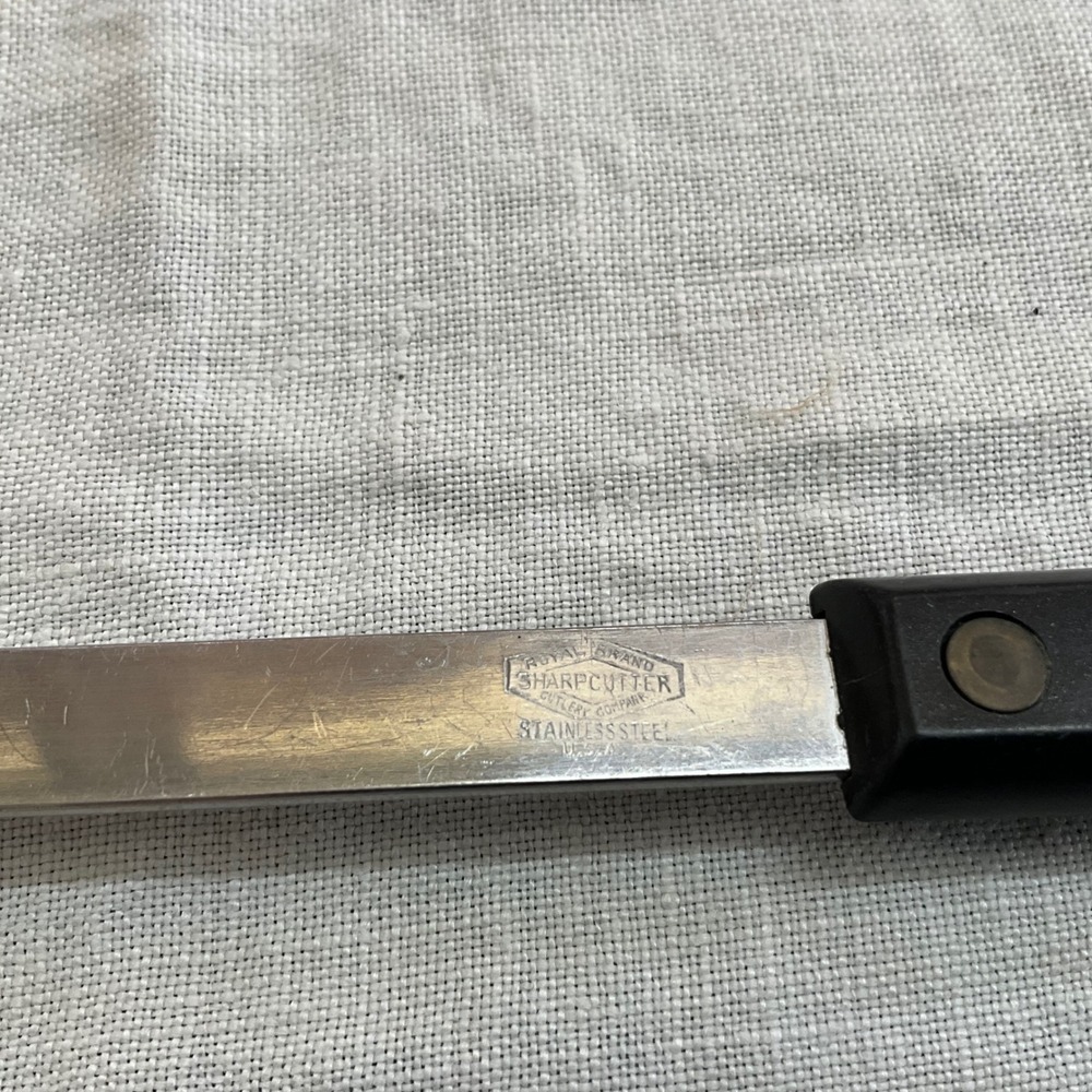 Royal Brand Sharpcutter Vintage Stainless Steel Offset Wide Spatula Turner USA - Picture 4 of 5